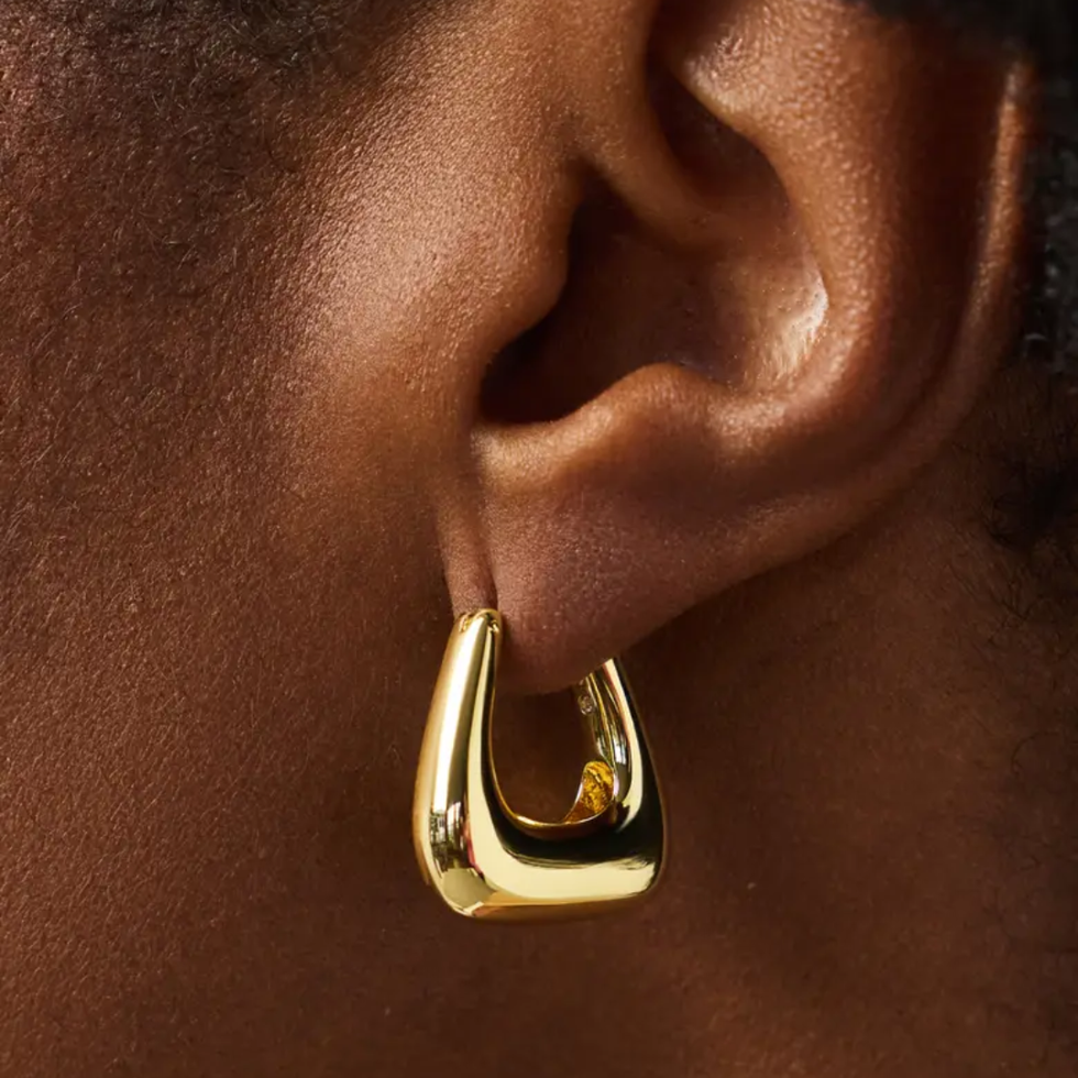 Ana Luisa Chunky Gold Hoop Earrings