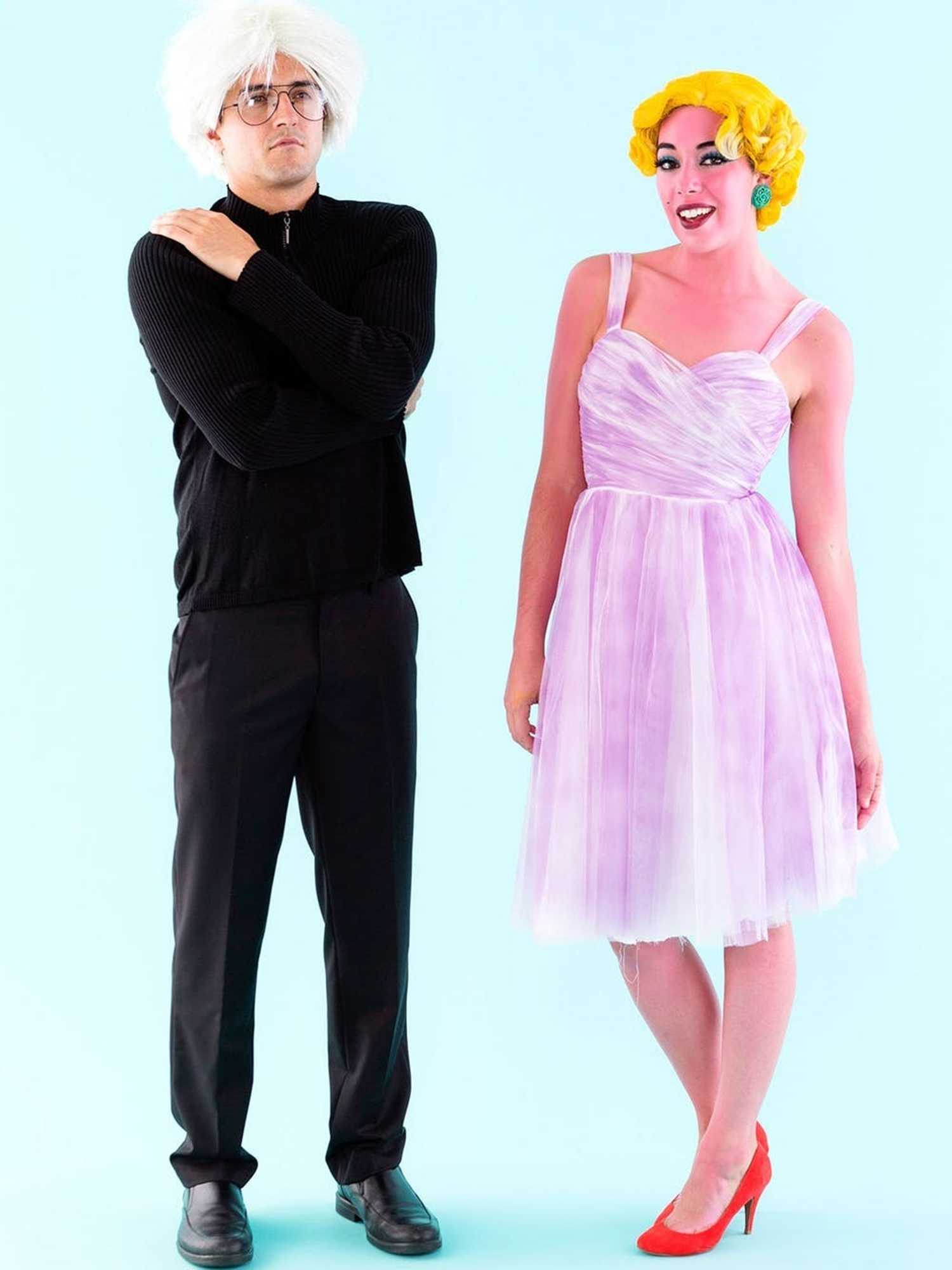 Andy Warhol and Marilyn Monroe Pop Art