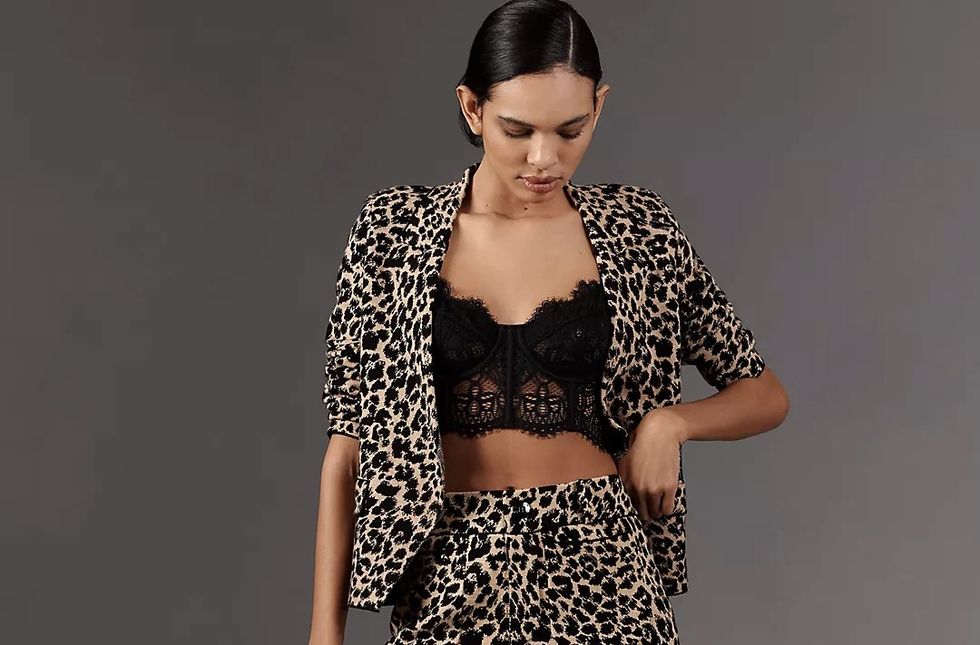 Animal Print Blazers