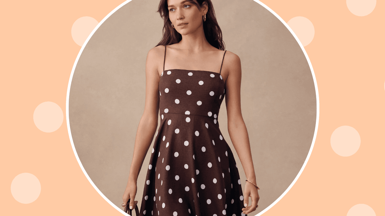 brown polka dot dress ann taylor NIMA DOTS | Brown Polka Dot Maxi Dress