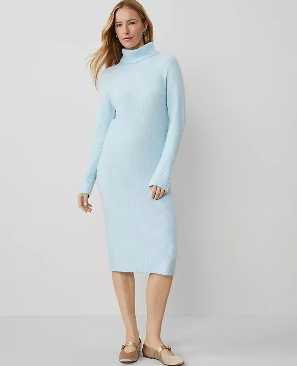 Ann Taylor Ribbed Sweater Dress