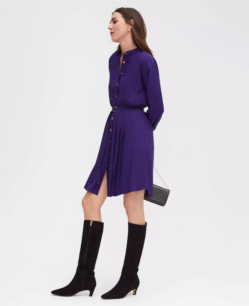 Ann Taylor Suede Tall Black Boots