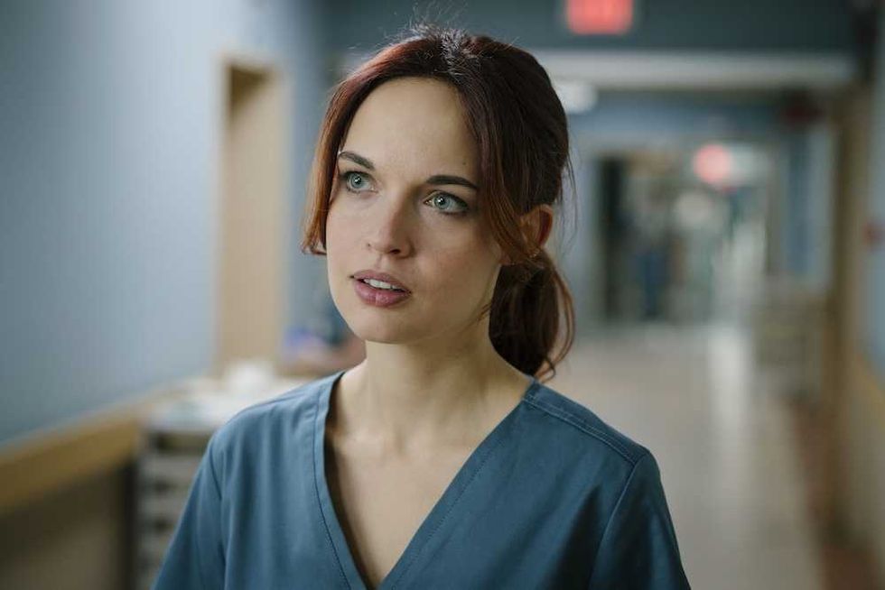 Annabel Scholey in The Couple Next Door season 2