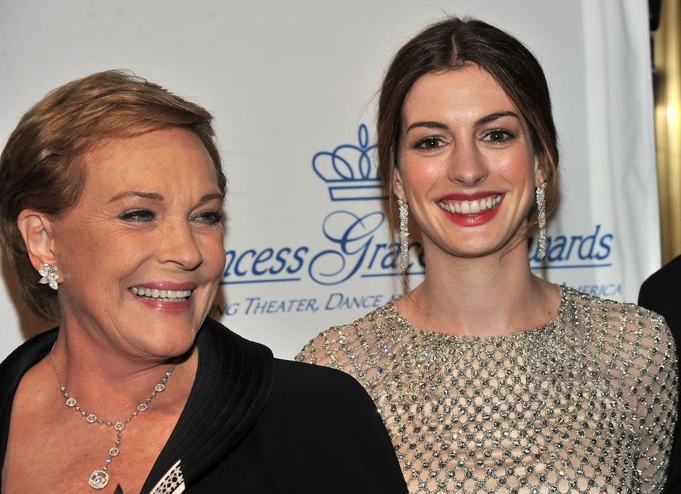 anne hathaway julie andrews