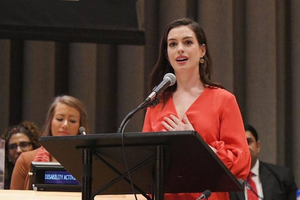 Anne Hathaway United Nations speech