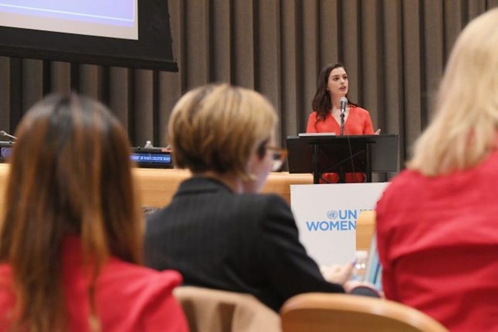 Anne Hathaway United Nations speech