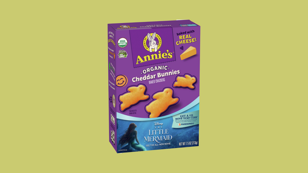 Annie's Organic Cheddar Bunnies for disney's little mermaid 2023