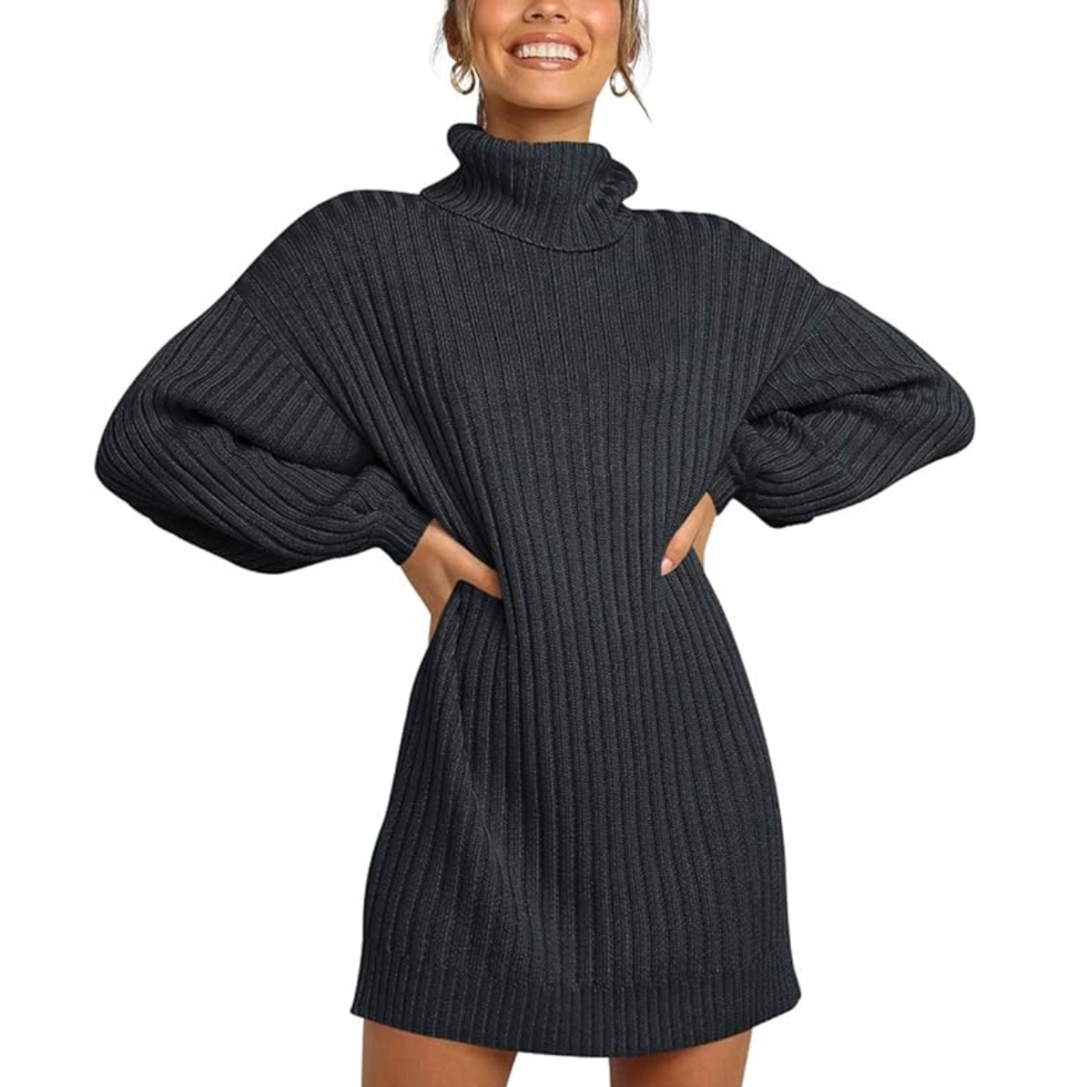 Anrabess Oversized Sweater Dress