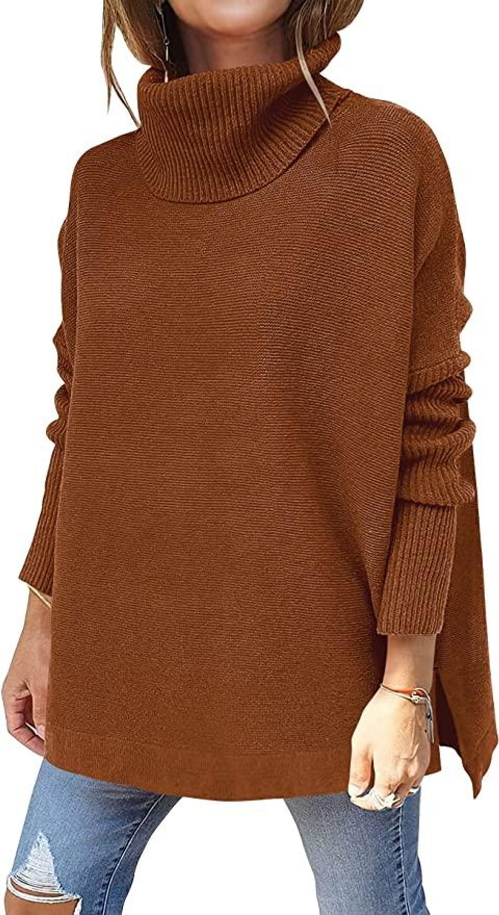 ANRABESS Turtleneck Oversized Sweater