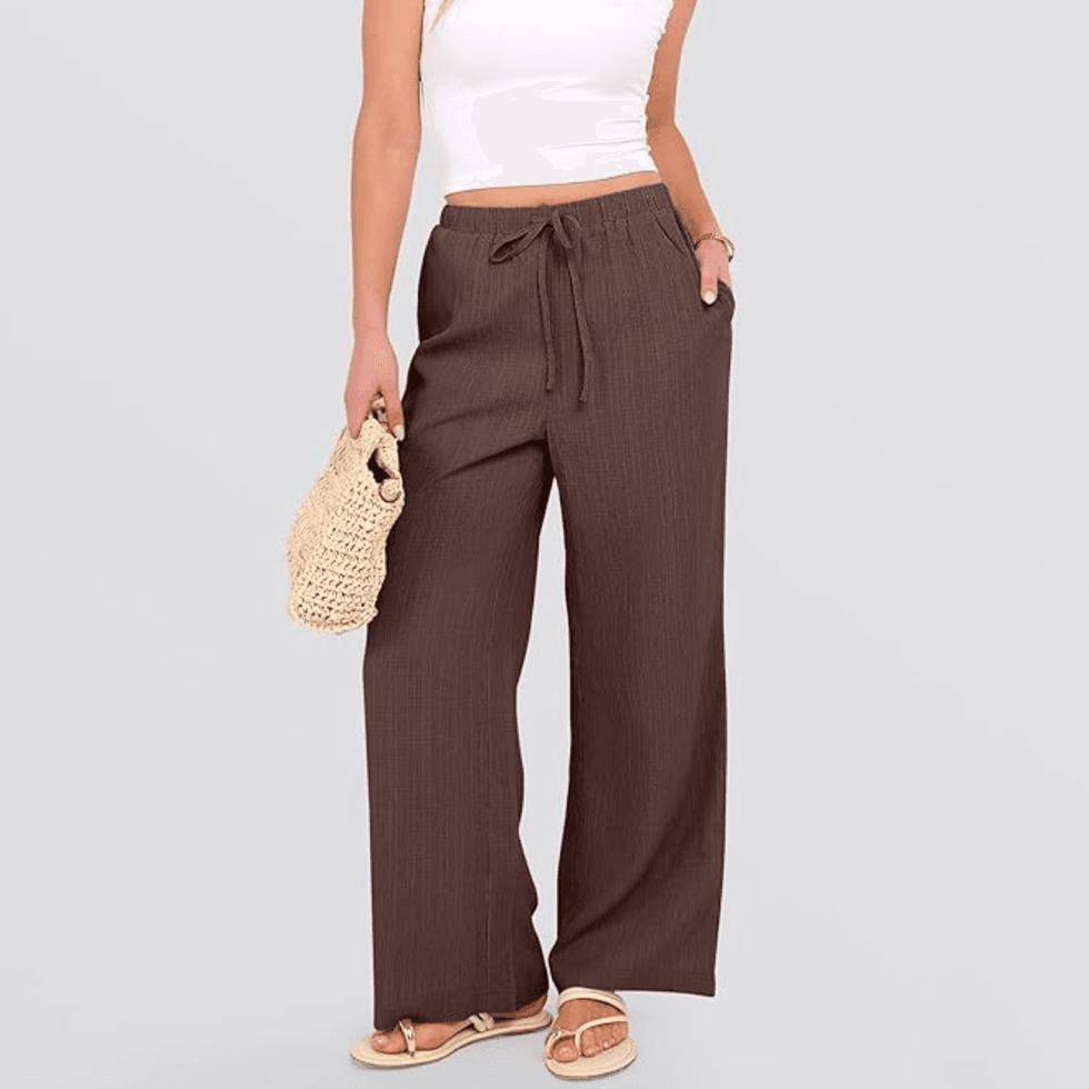 Anrabess Wide Leg Beach Pants