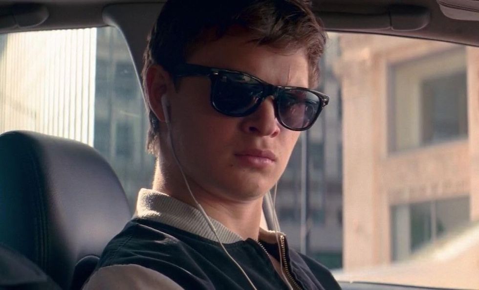 Ansel Elgort in Baby Driver