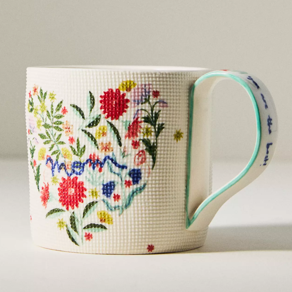 Anthropologie Annie Stoneware Mug