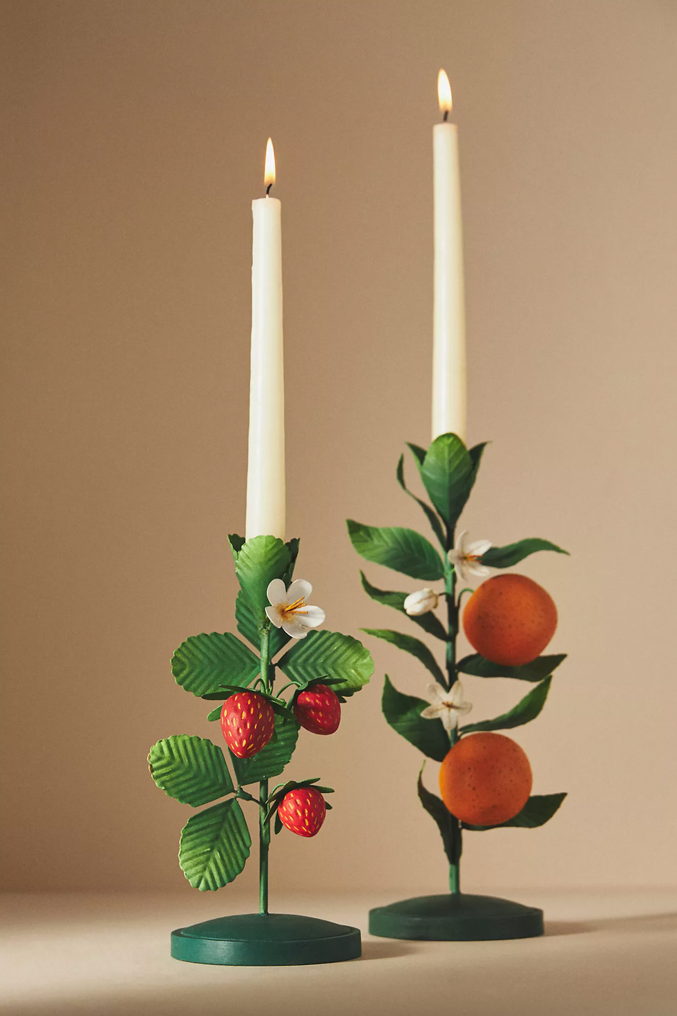 Anthropologie Fruit Candle Holder