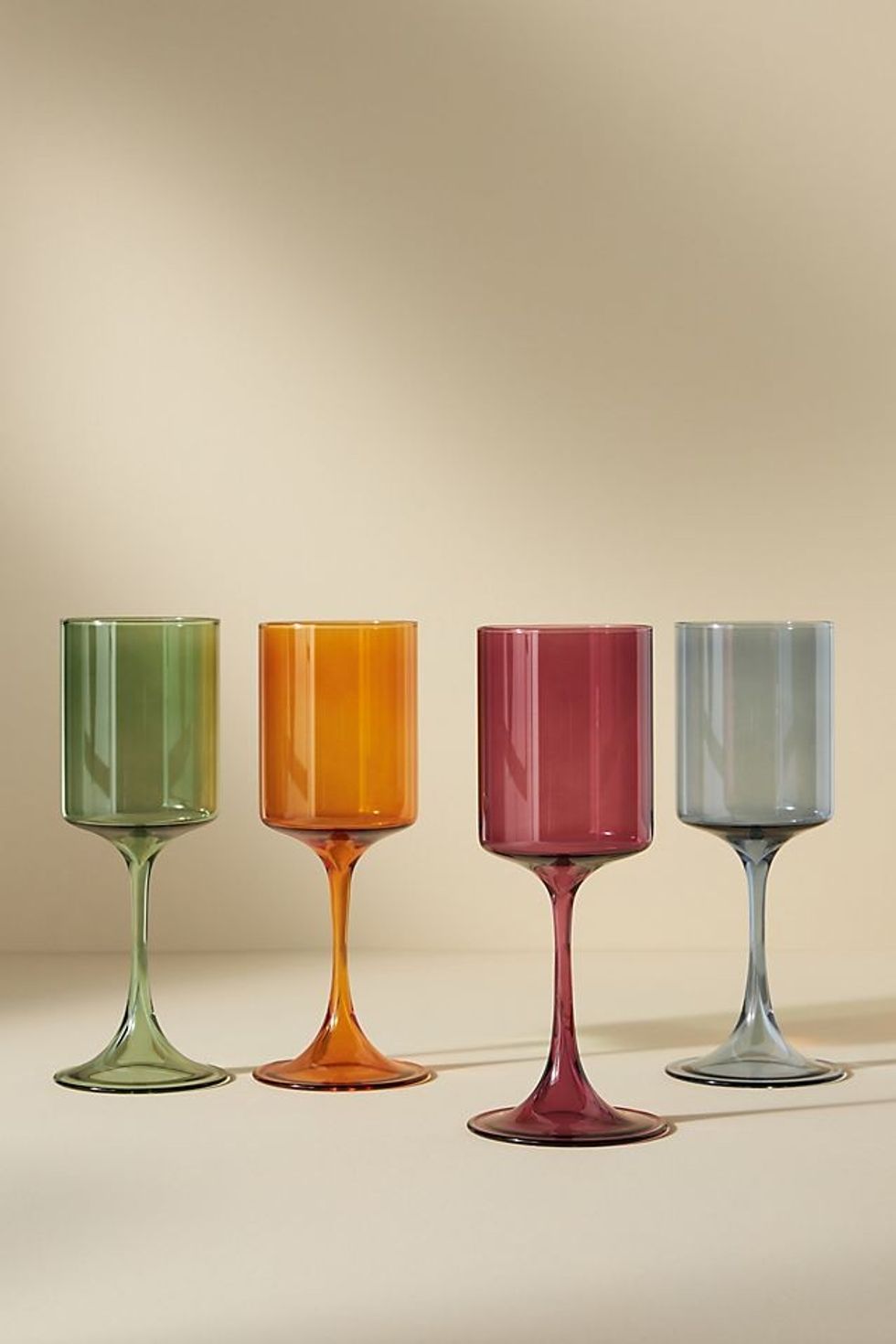 Anthropologie Morgan Wine Glasses, Set of 4