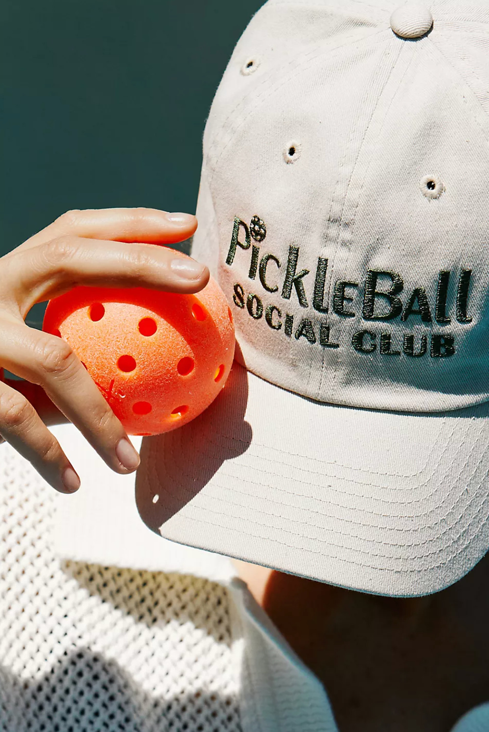 Anthropologie Pickleball Baseball Cap