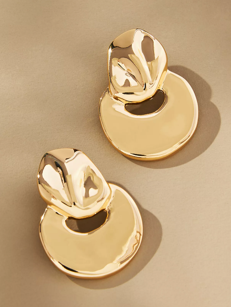 Anthropologie Round Drop Earrings