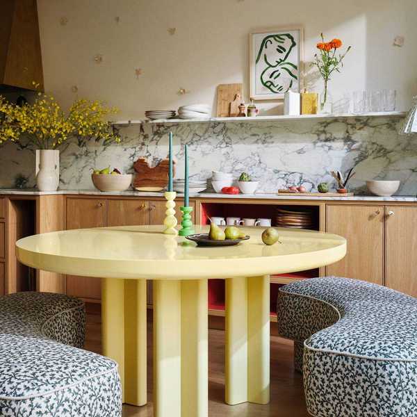 Anthropologie's 2026 spring home decor collection includes pieces from Damson Madder, sleek furniture, and cozy bedding