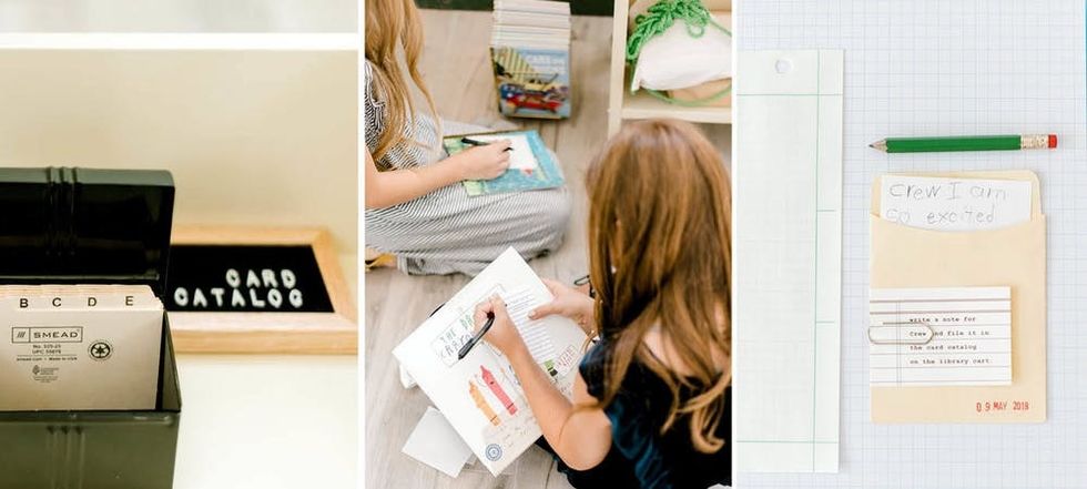 Antique card catalogue