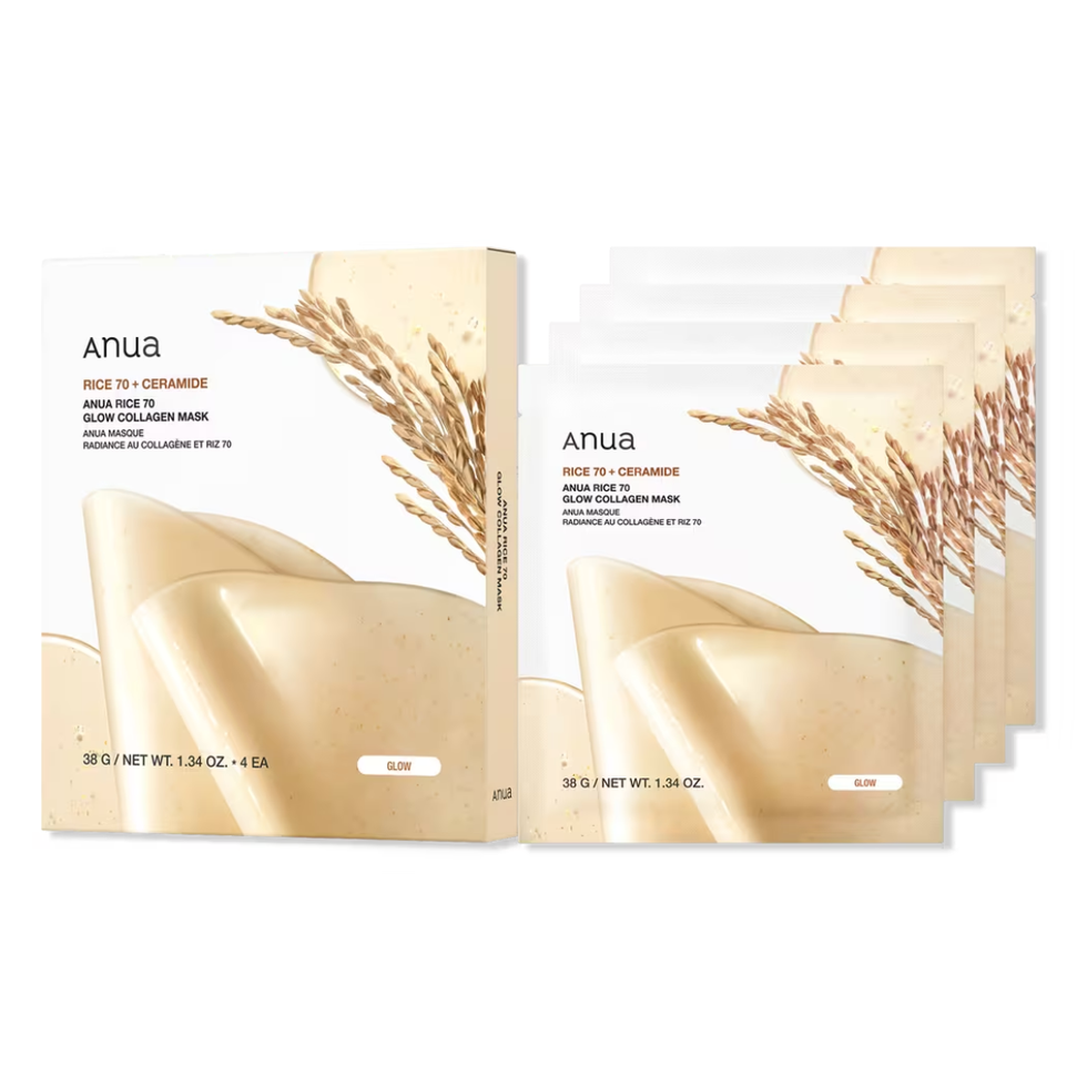ANUA Rice 70 Glow Collagen Mask