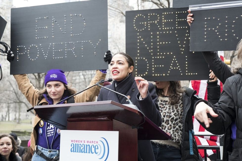 AOC - Red Lip and Bright skin.