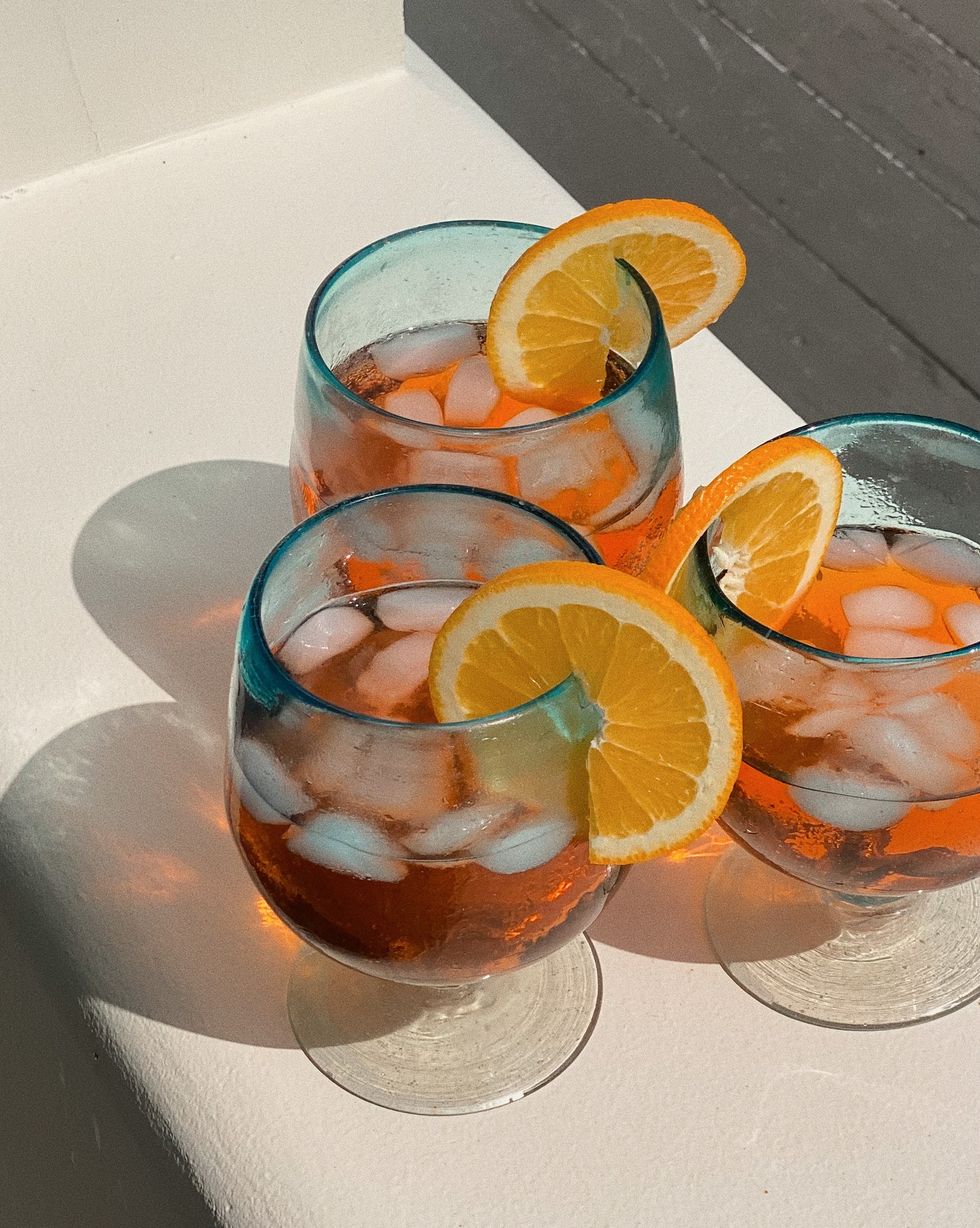 aperol spritzes
