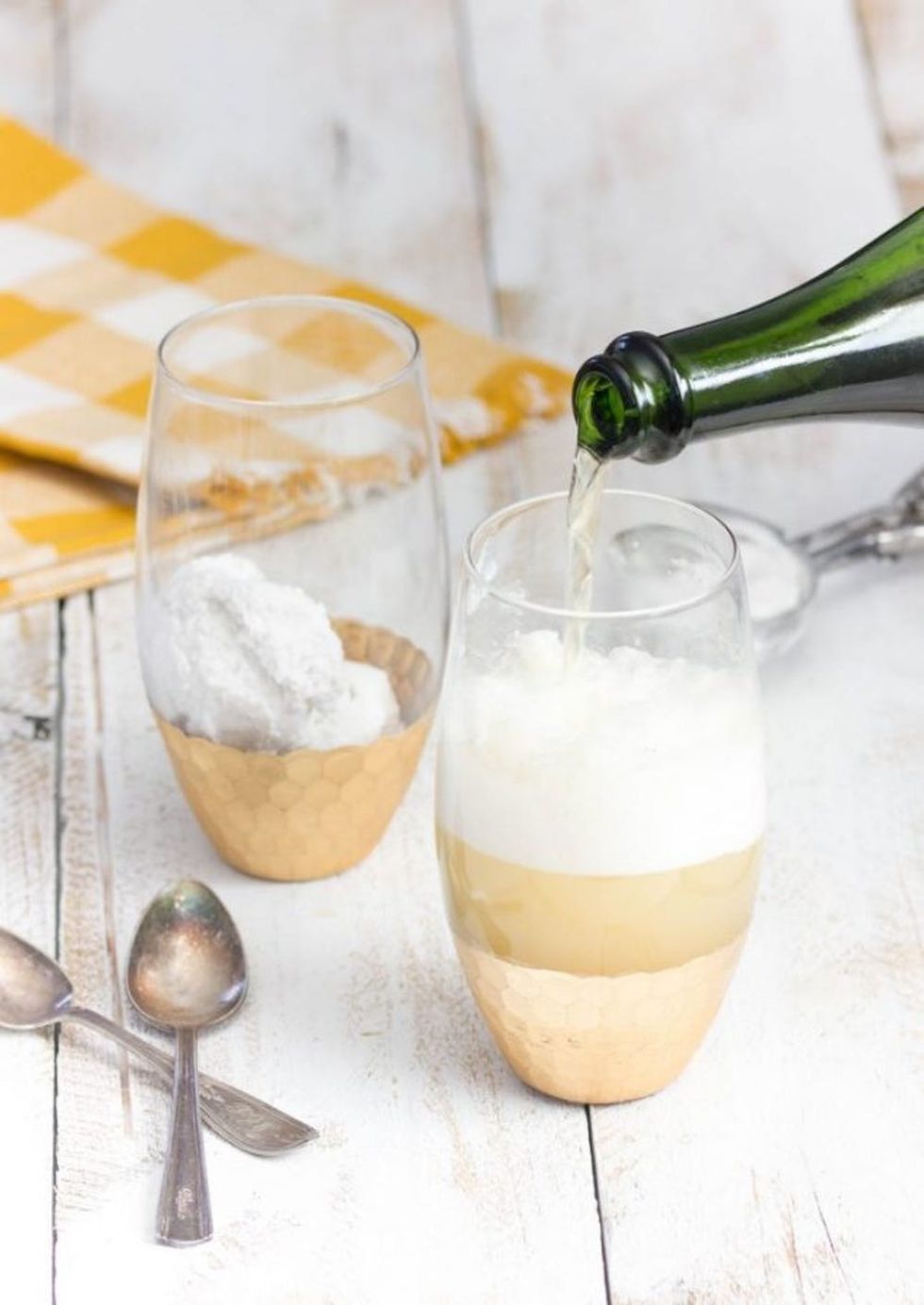 Apple Cider Ice Cream Floats