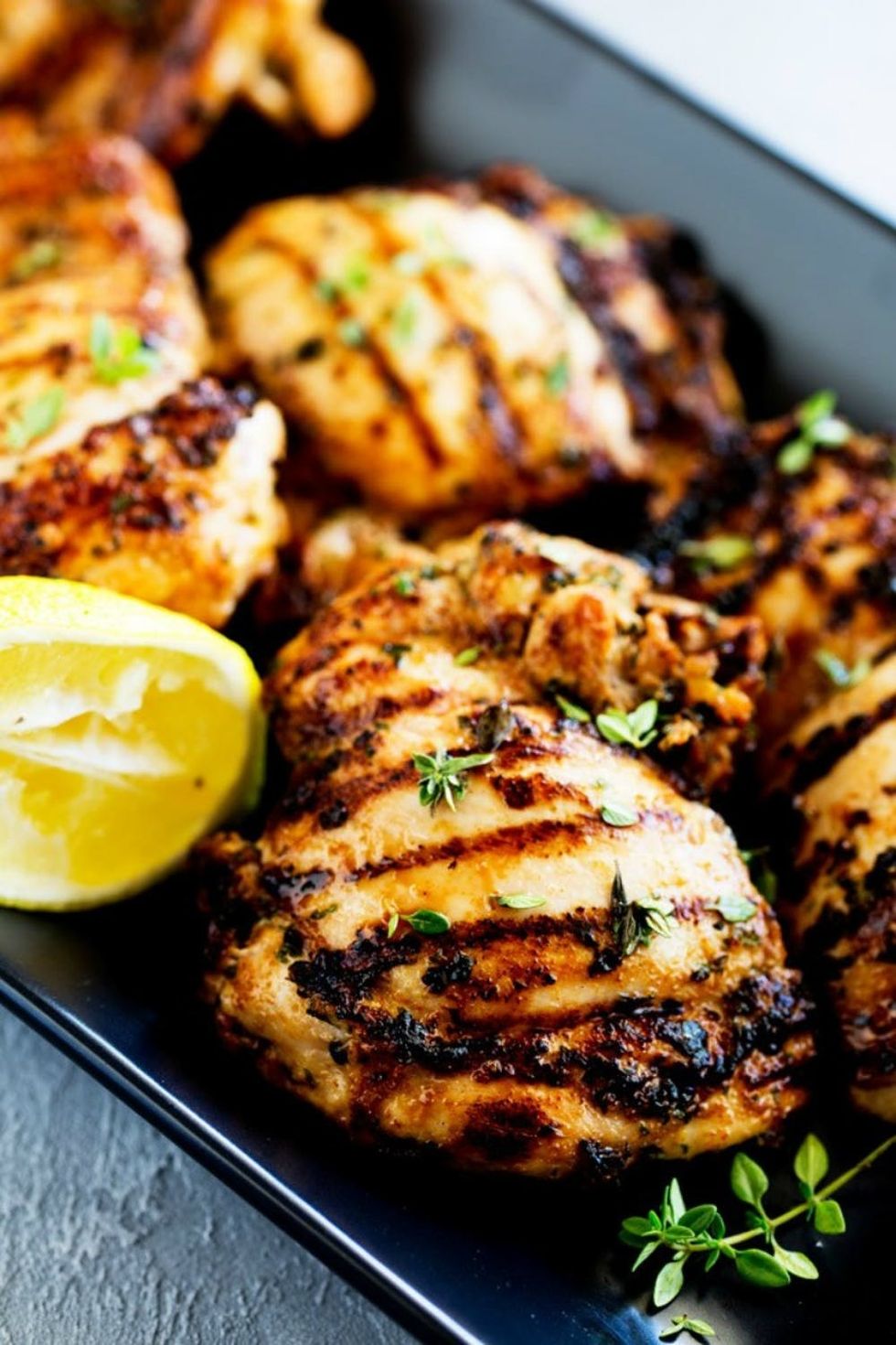 Apple Cider Thyme Grilled Chicken