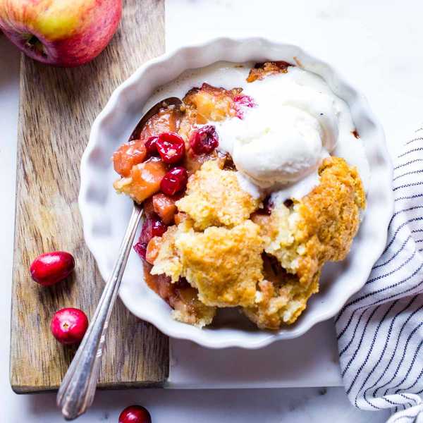 Apple Cranberry Cobbler