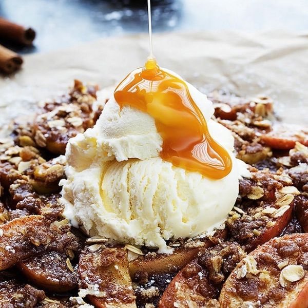 Apple Crumble Flatbread