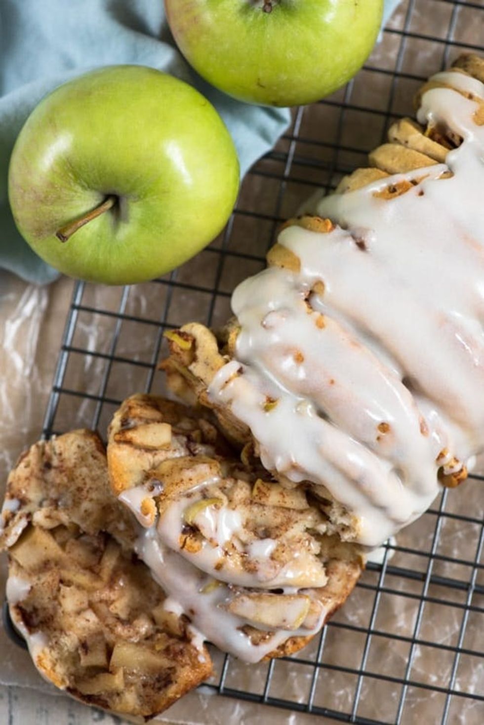 Apple Fritter Bread Thanksgiving dessert