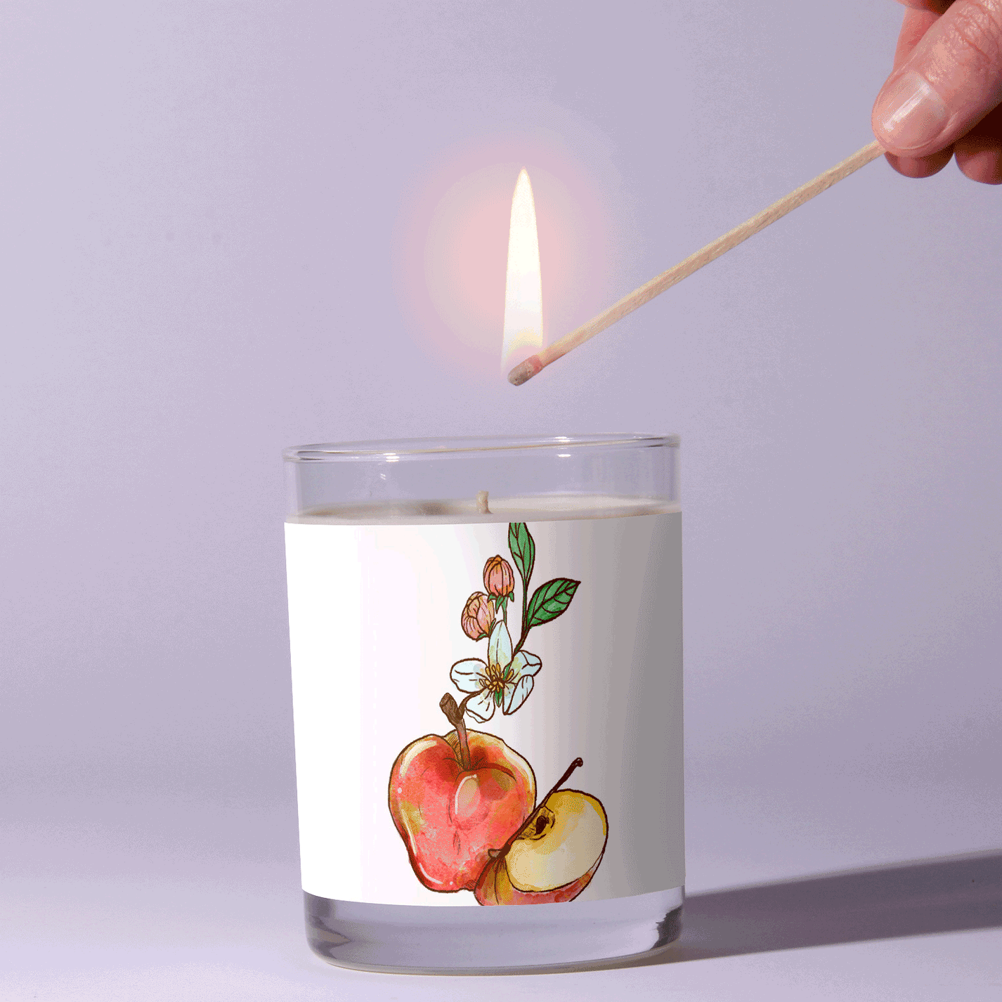 apple harvest fall candle