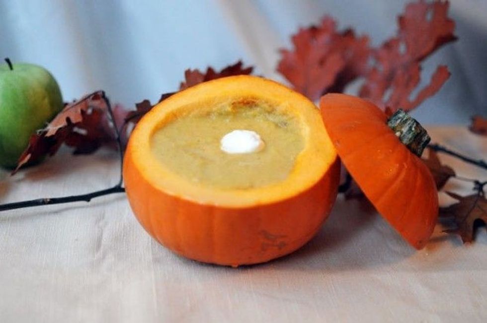 Apple Pumpkin Curry Soup