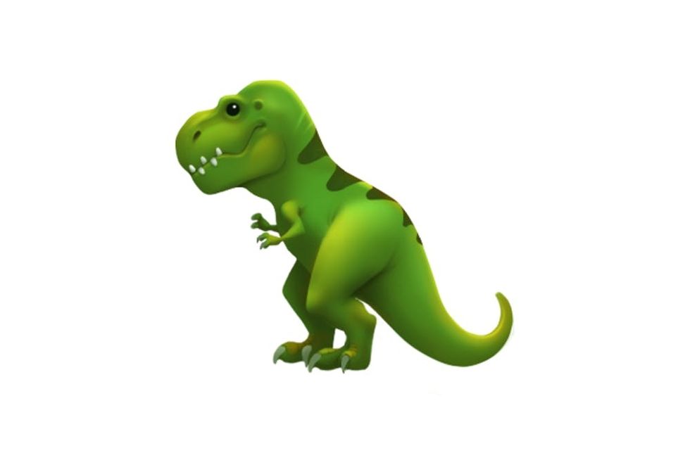 Apple t-rex emoji