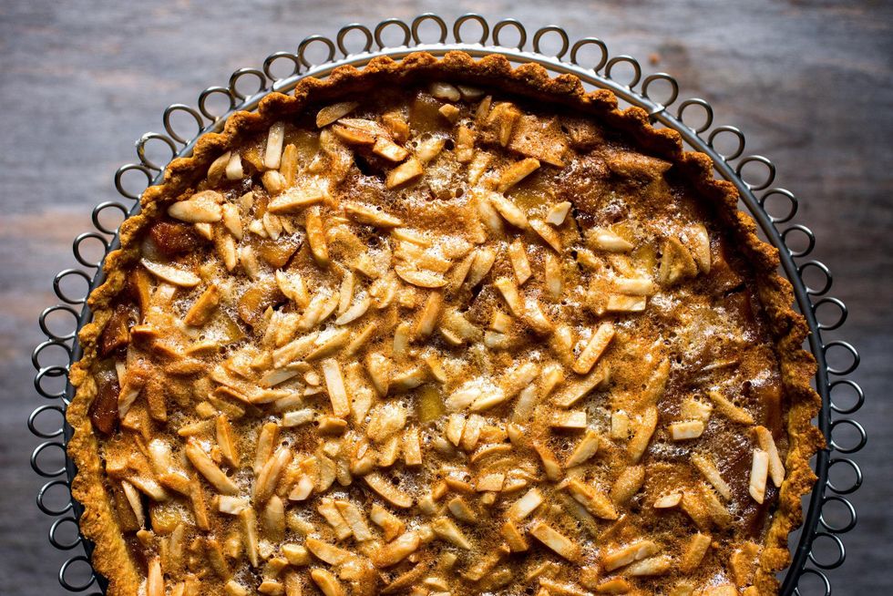 Apple Tart With Almond Topping