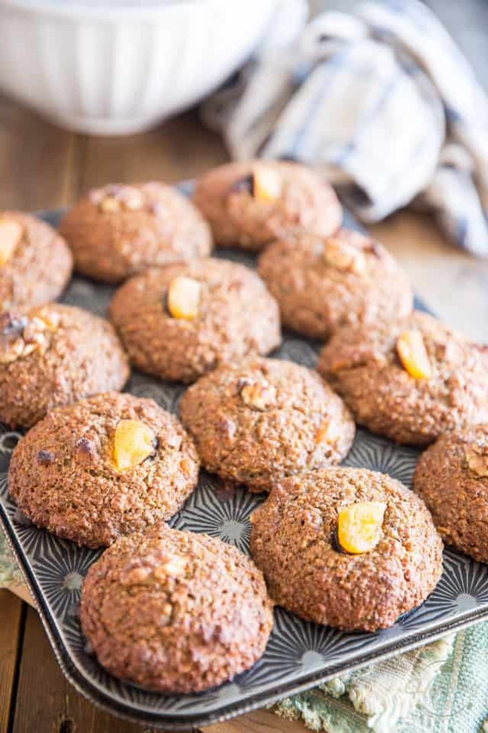 Apricot Bulgur Muffins