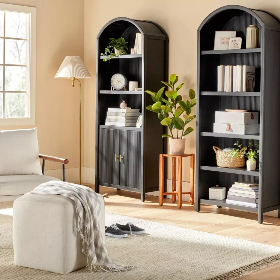 arch bookcase