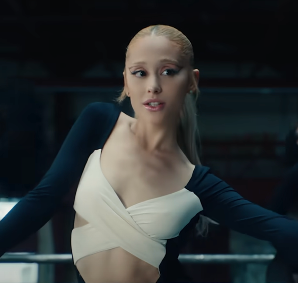 ariana grande in the "yes, and?" music video