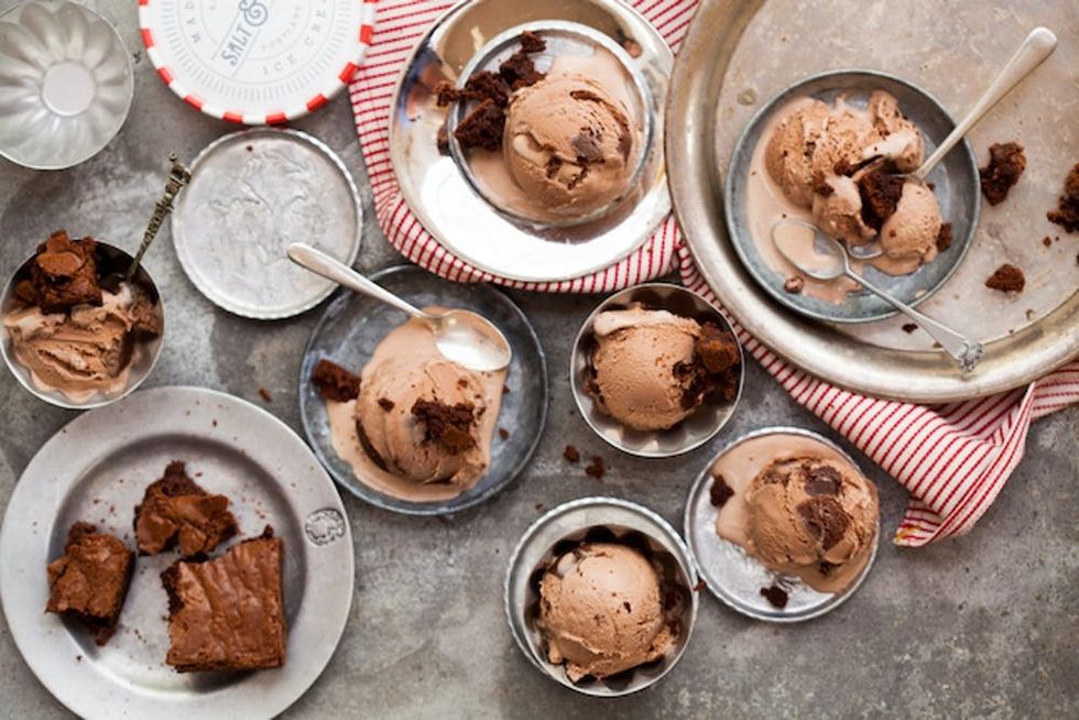 Ariel photo of Salt & Straw ice creams