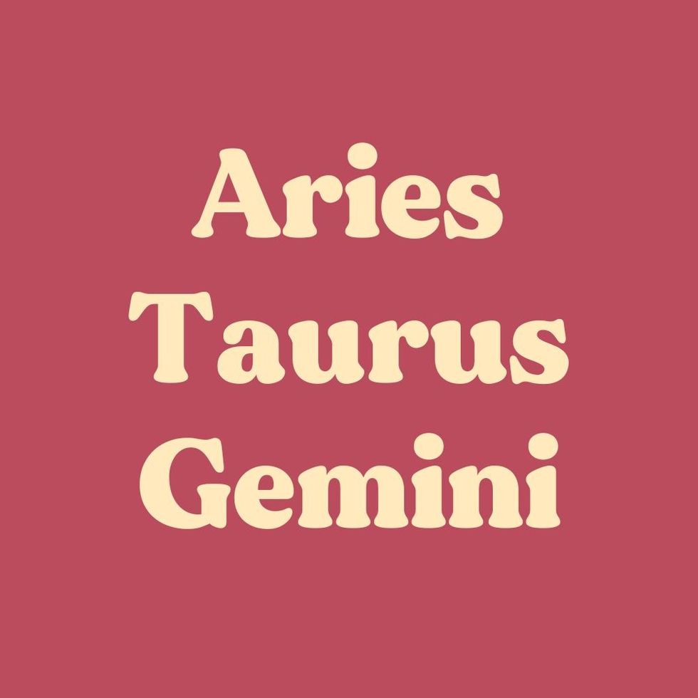 aries, taurus, gemini weekly horoscope