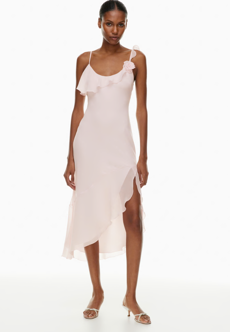 Aritzia Pink Engage Dress