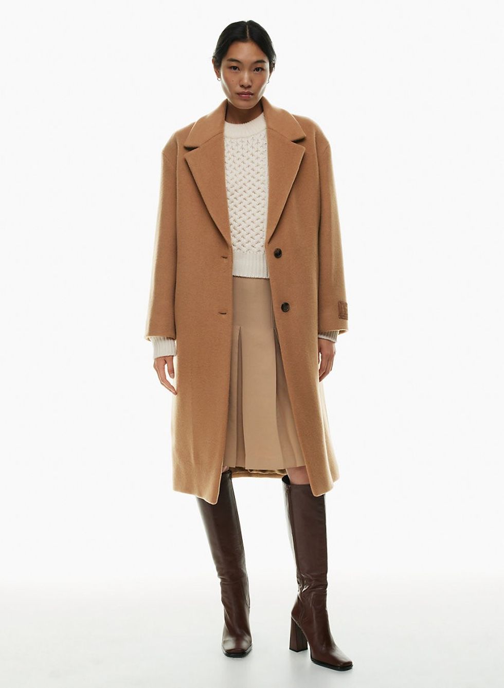 Aritzia Wool Cashmere Coat