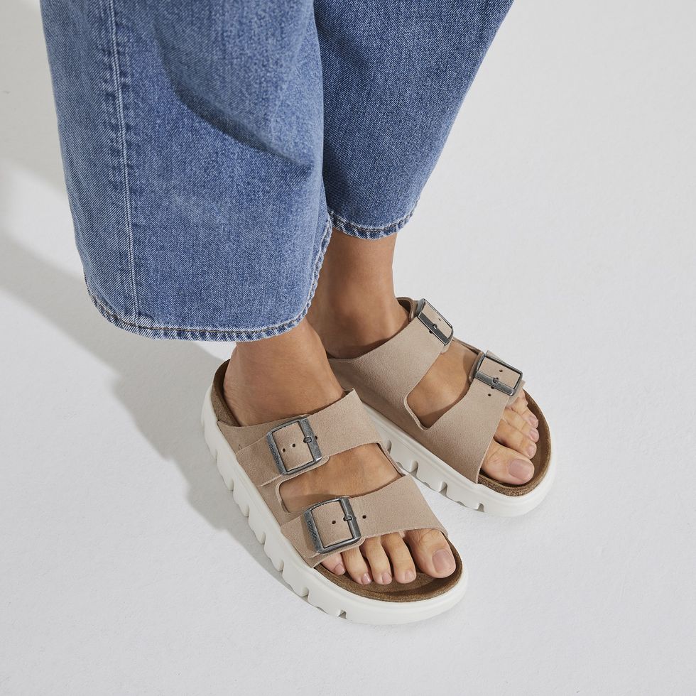 Arizona Chunky Suede Leather Sandals
