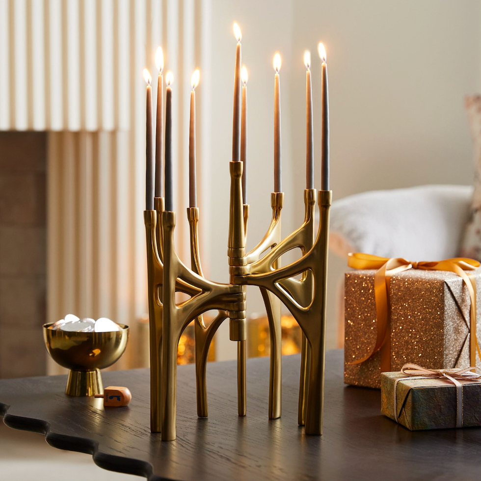 Art Deco Menorah