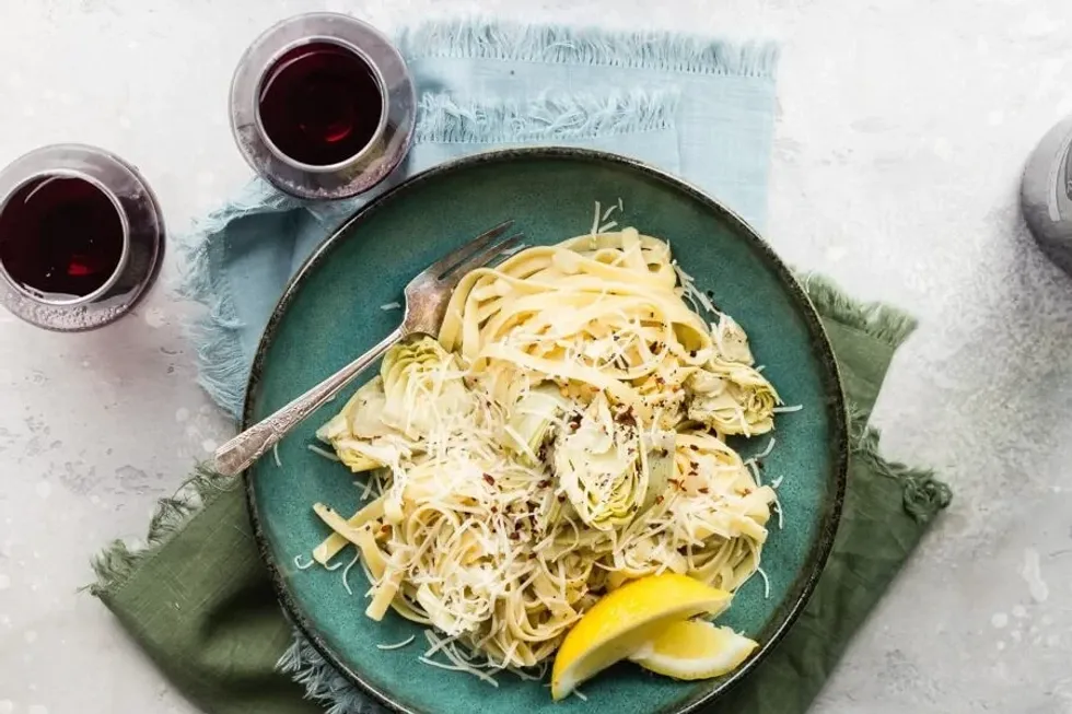 artichoke pasta