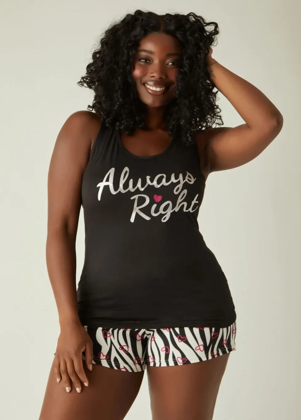 ashley stewart designer emme jordan pajama set