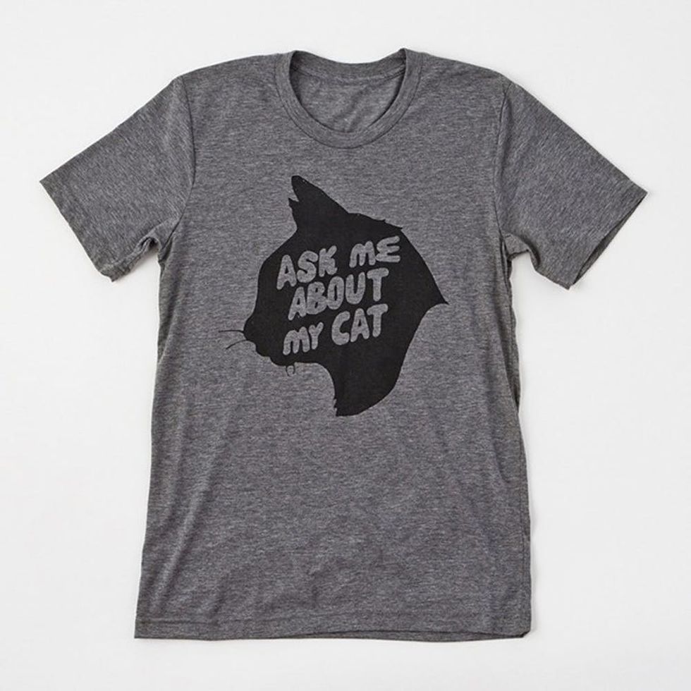 Ask Me About My Cat Tee