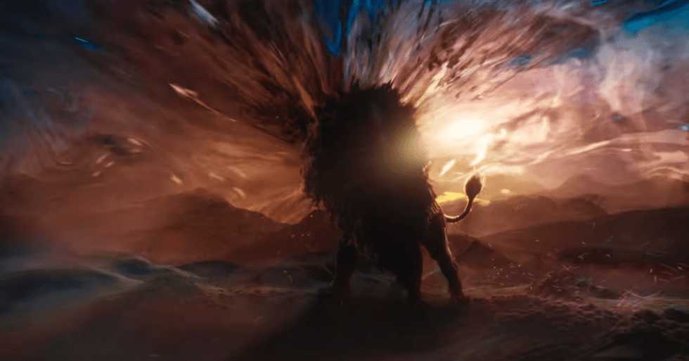 aslan creating narnia the magician's nephew