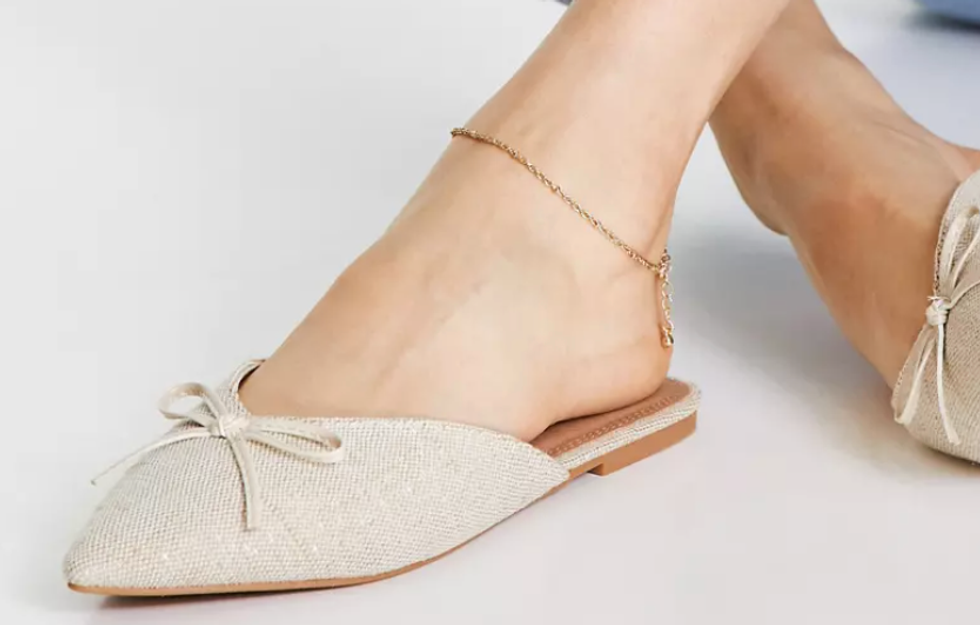ASOS Lewi Pointed Flat Mules