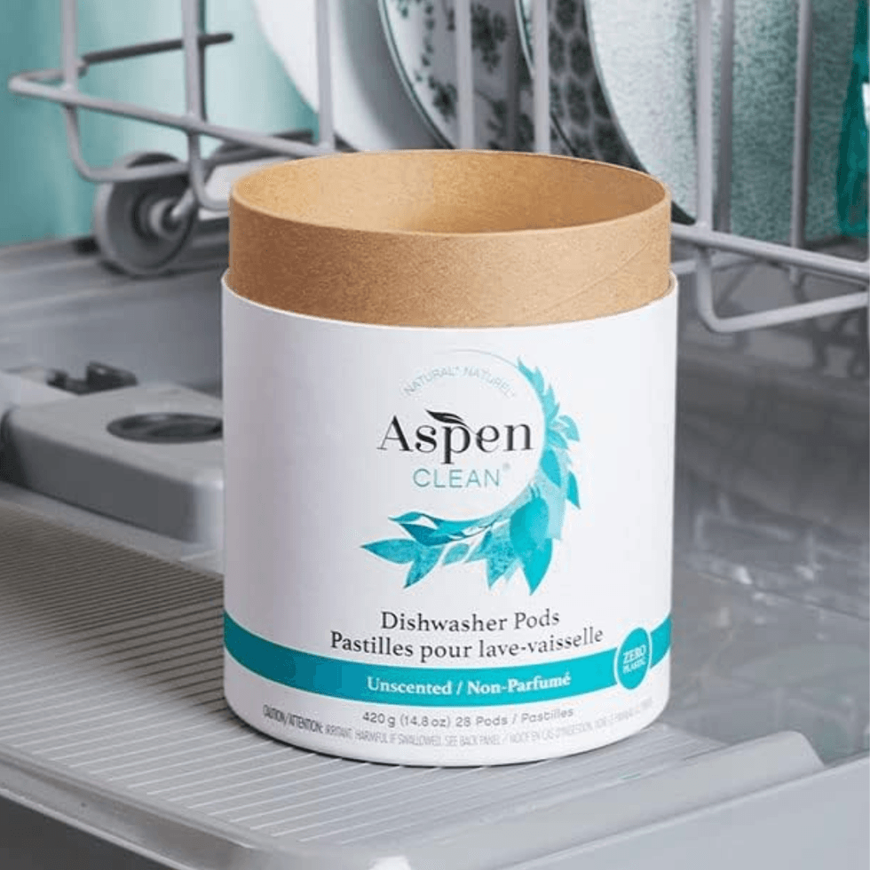 AspenClean Unscented Dishwasher Pods