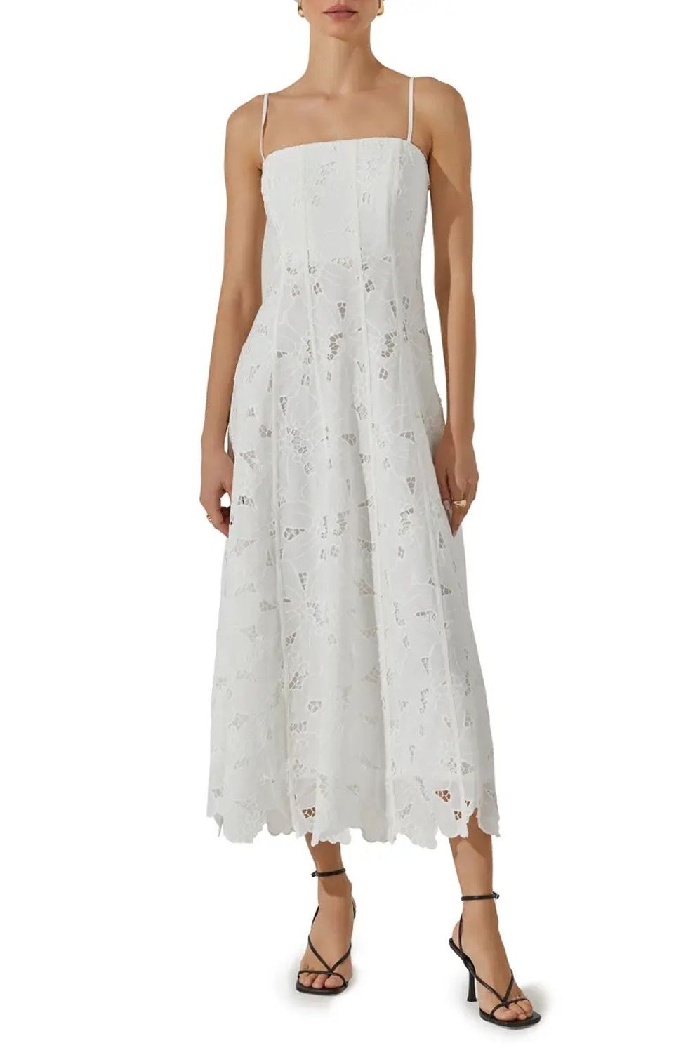 ASTR Floral Lace Dress